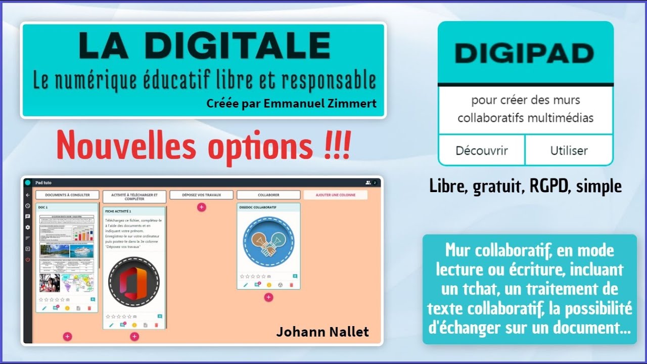 Tutoriel - Digipad, nouvelles options !!!! (dont modération des publications)