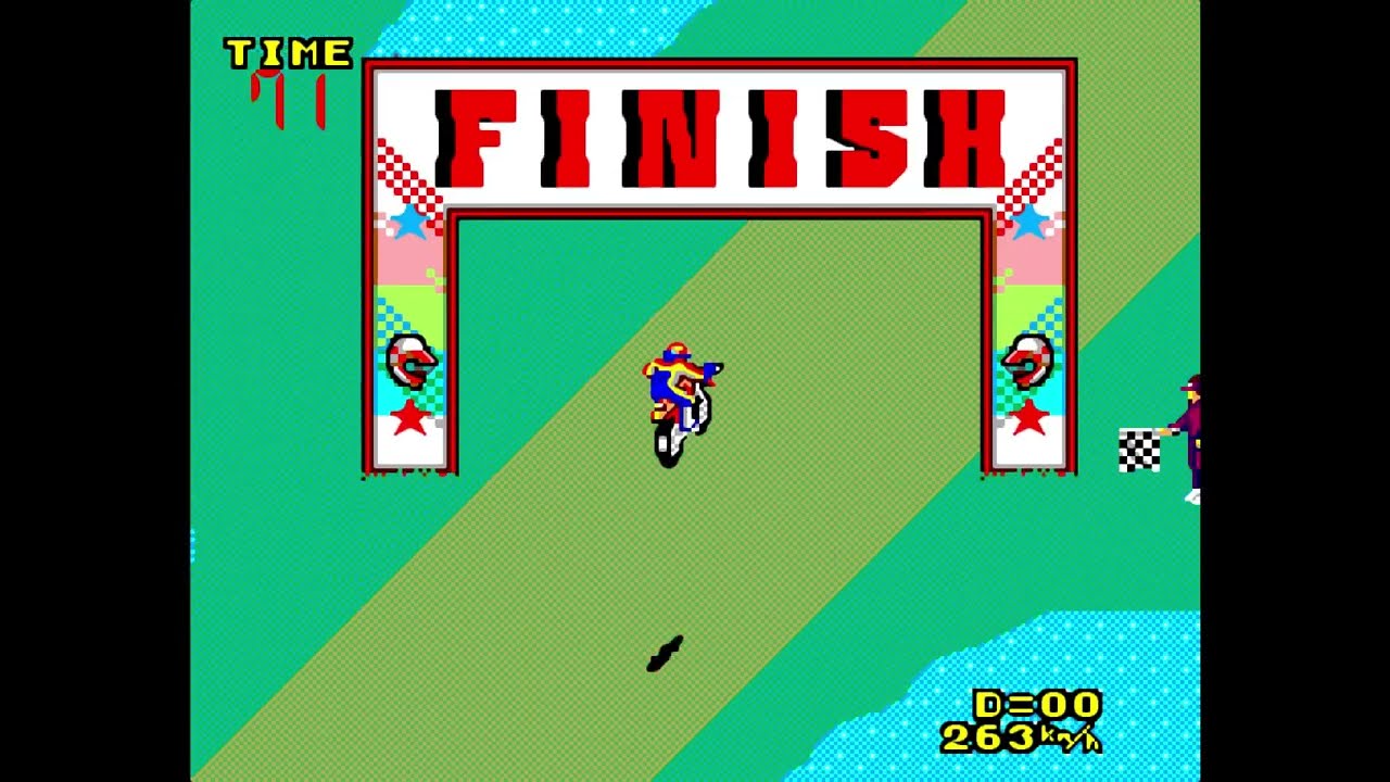 Enduro Racer [Sega Master System] - Speedrun/1CC 5'52