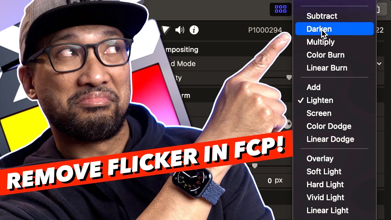 Как убрать мерцание в видео без плагина в Final Cut Pro?! - Это быстро и просто!