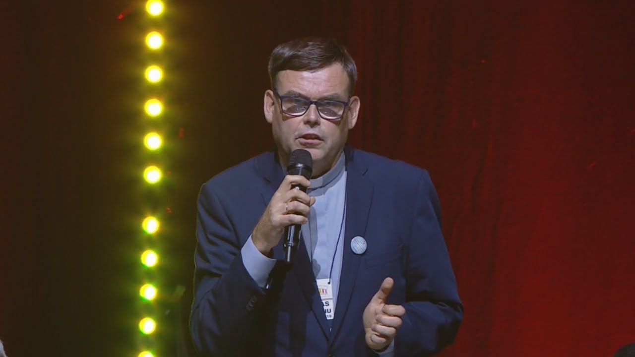 Edgara Maža uzruna Tautas lūg&scaron;anu sapulcē 2019.