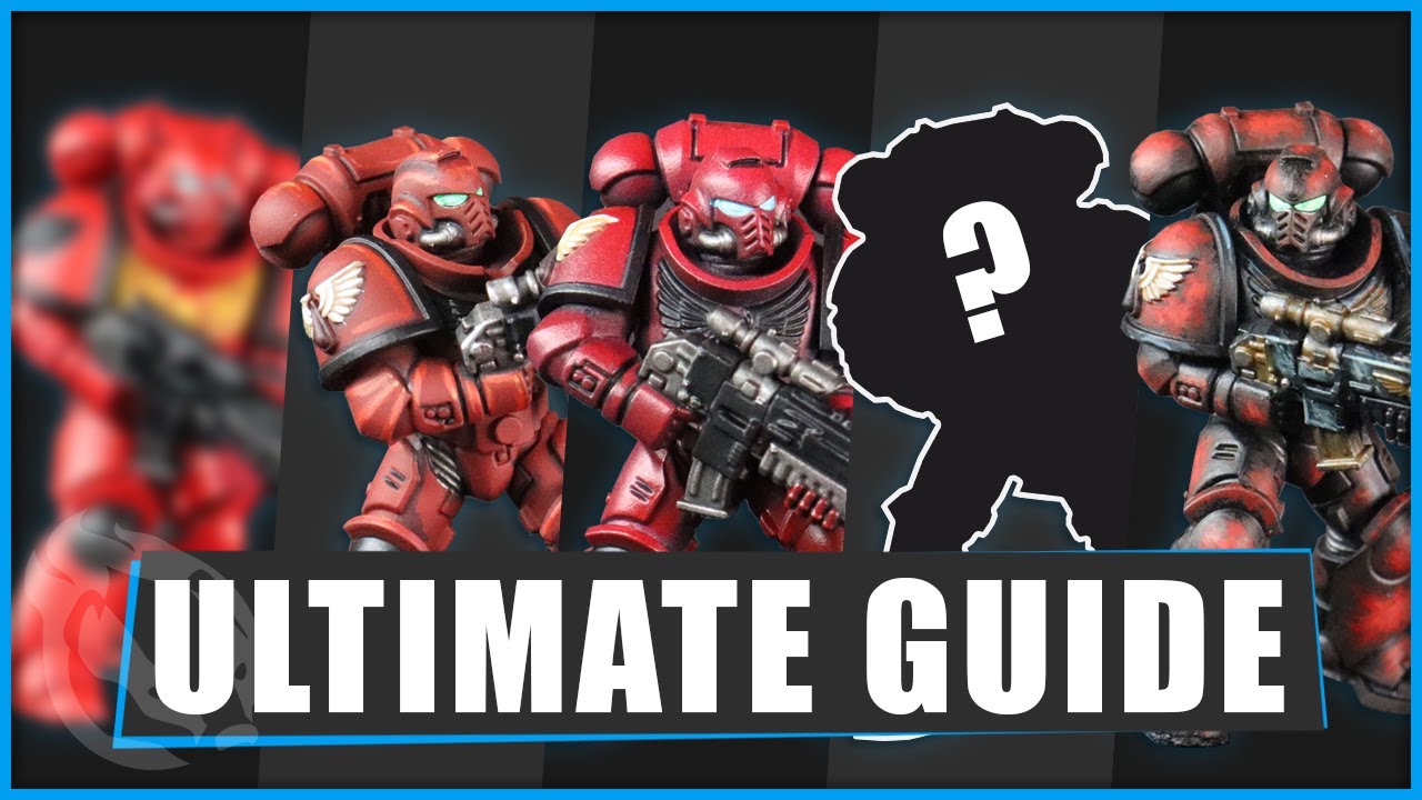 How to Paint 5 Styles of BLOOD ANGELS Space Marines 