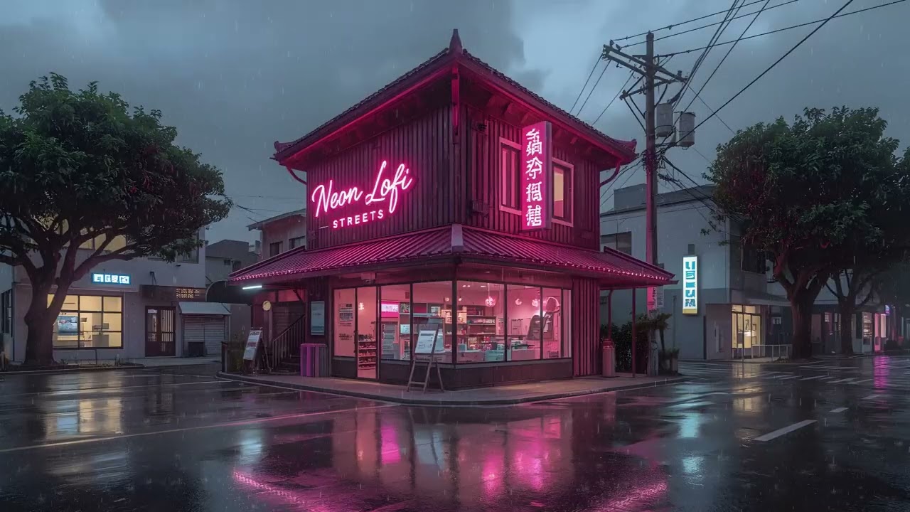 Old Tokyo Neon Nights 🌧️ Chill Lofi & Rain Ambience