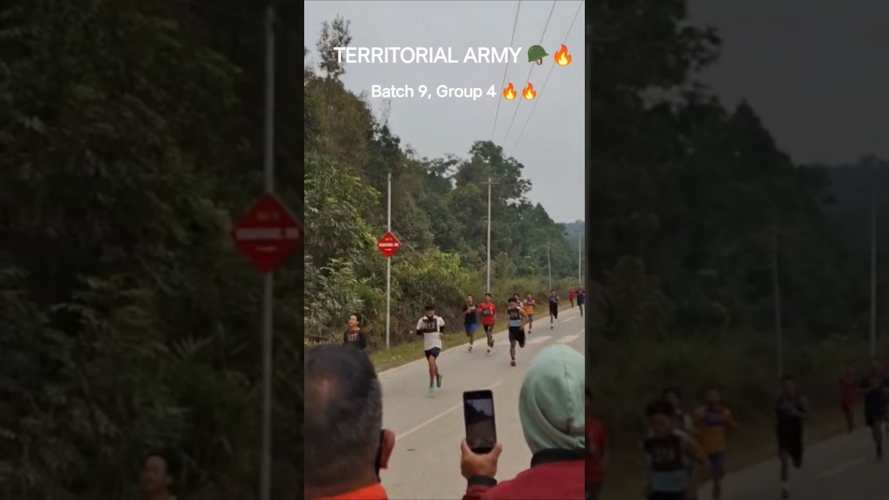 Territorial army recruitment rally 🔥🪖ccpur district 🪖 #viral #kuki #viral #army #armylover