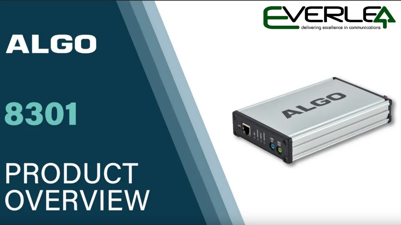 Algo 8301 IP Paging Adapter