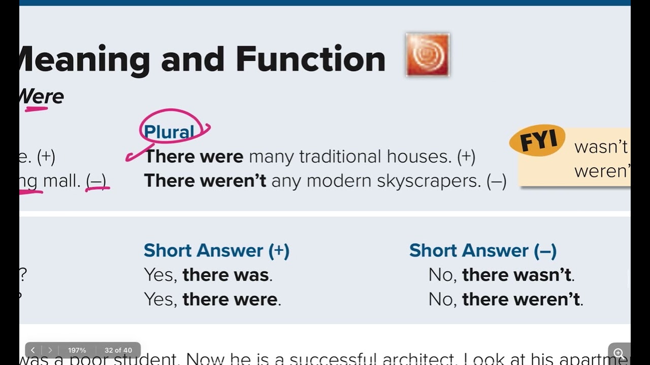 اولى متوسط قاعدة (There was/There were) صفحة 139