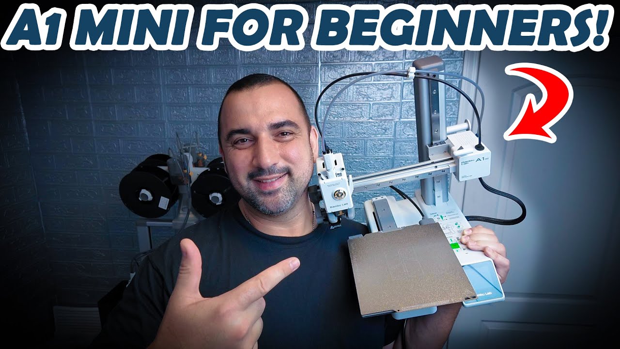 Bambu Lab A1 Mini Beginner’s Guide & First Print!