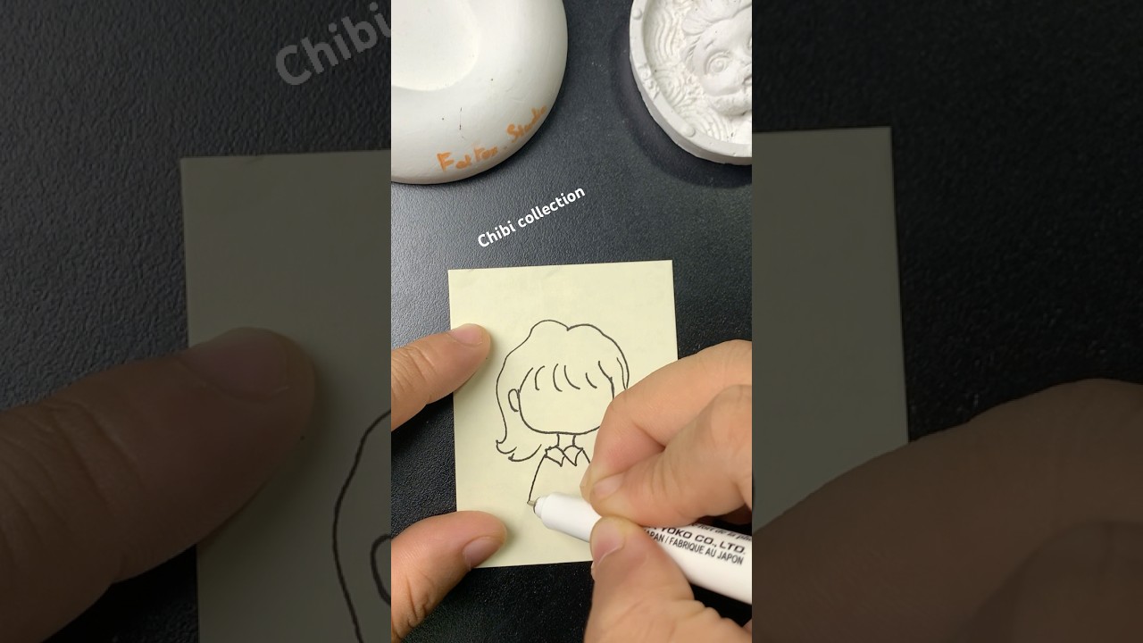 How to draw chibi style #chibi #drawingtutorial #howto #easy #school #girl