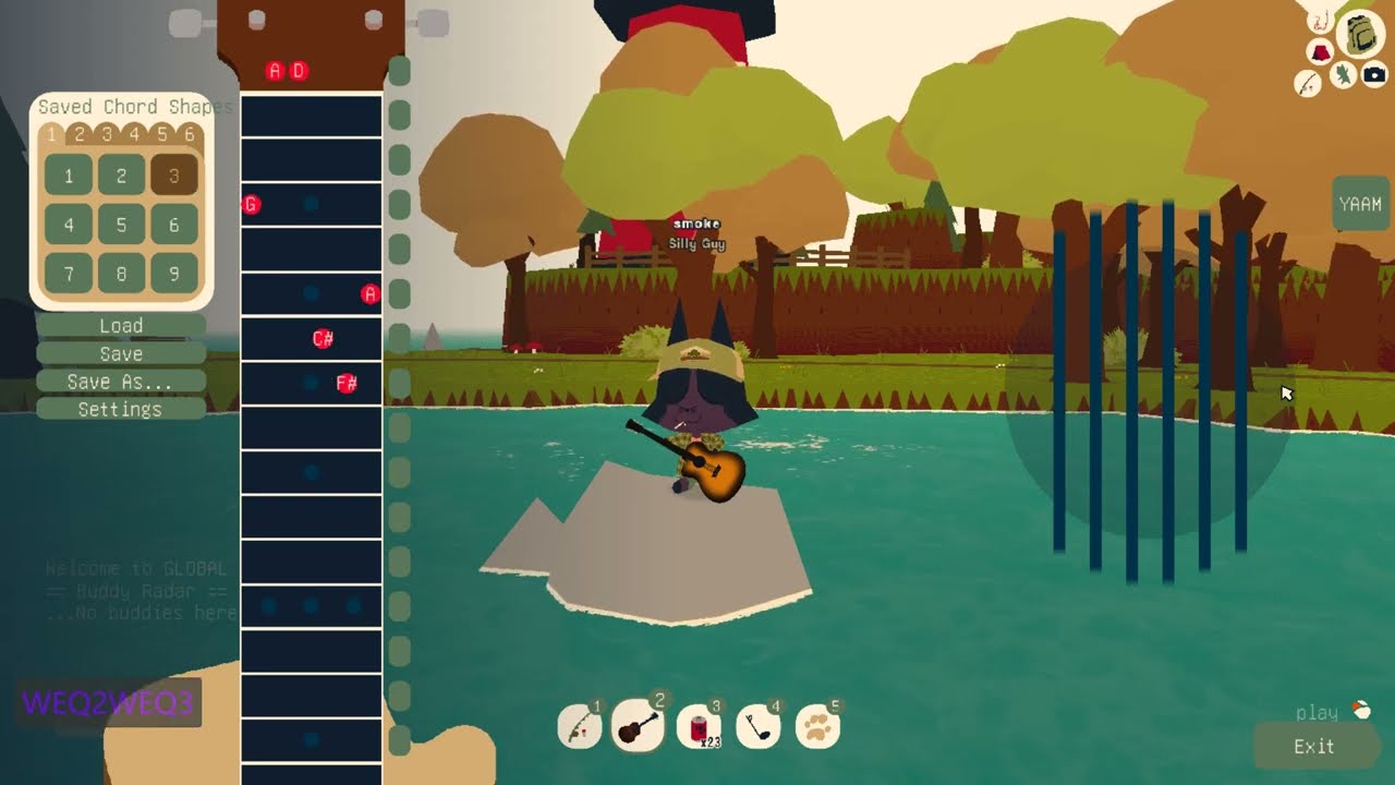 Sweden - C418 | Webfishing Guitar w/ Input Display