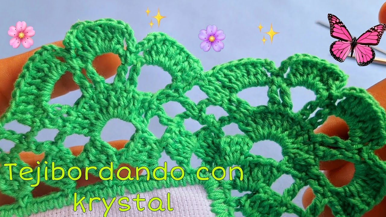 Puntilla #109  una sola vuelta queda linda super linda