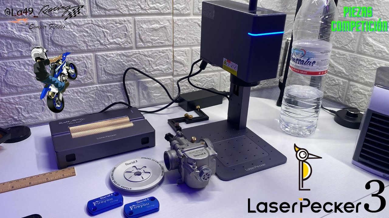 🔥Marcando a Laser De Fibra Pulsado Materiales De Competición a Jog de Suscriptor🔥// Laser pecker