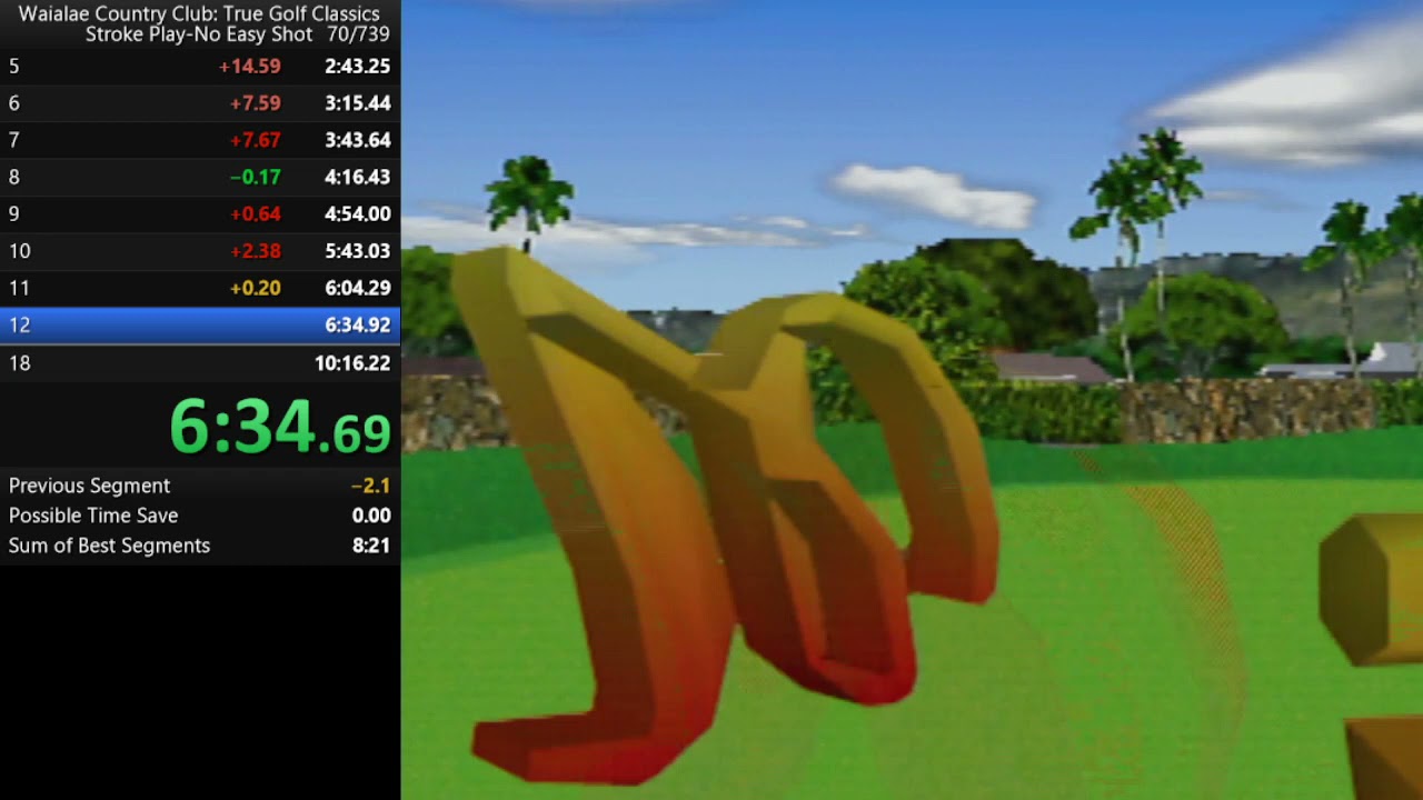 Waialae Country Club Speedrun - No Easy Shot - Stroke Play - 