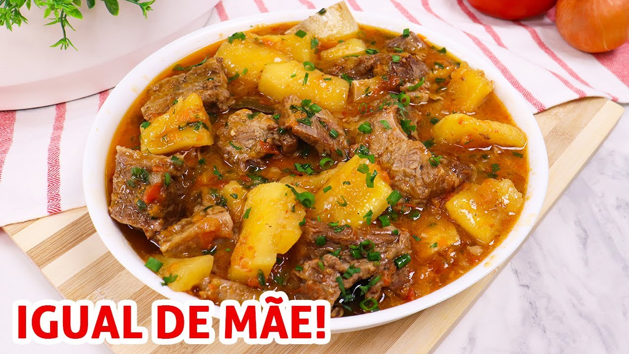 VACA ATOLADA TRADICIONAL COM MANDIOCA | Receita