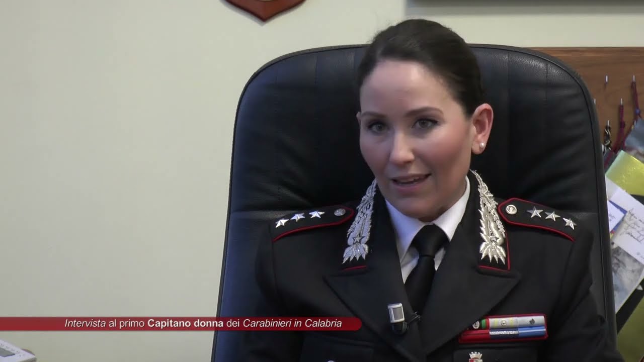 Carabinieri, intervista alla prima donna al comando di una Compagnia in Calabria