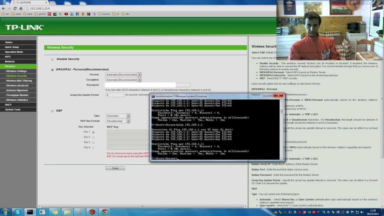 Configurazione Access Point TP-Link TL-WA701ND in Modalit&agrave; Wireless Client
