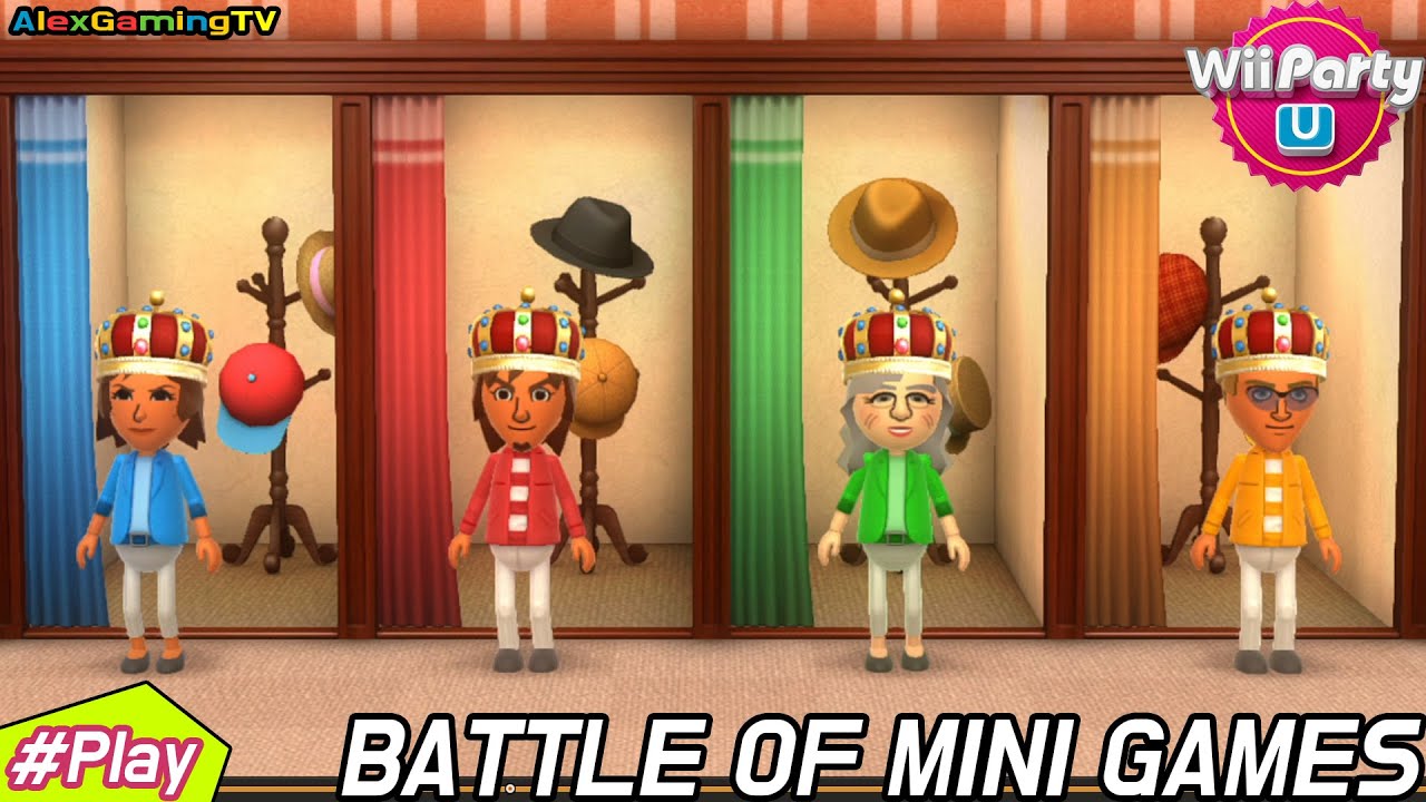 Wii party U - Battle of Minigames ( Master CPU, Eng Sub ) Player Yoko