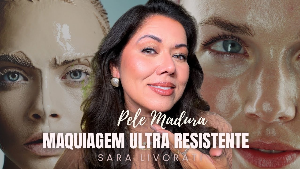 MAQUIAGEM RESISTENTE E LEVE PRA PELES MADURAS!