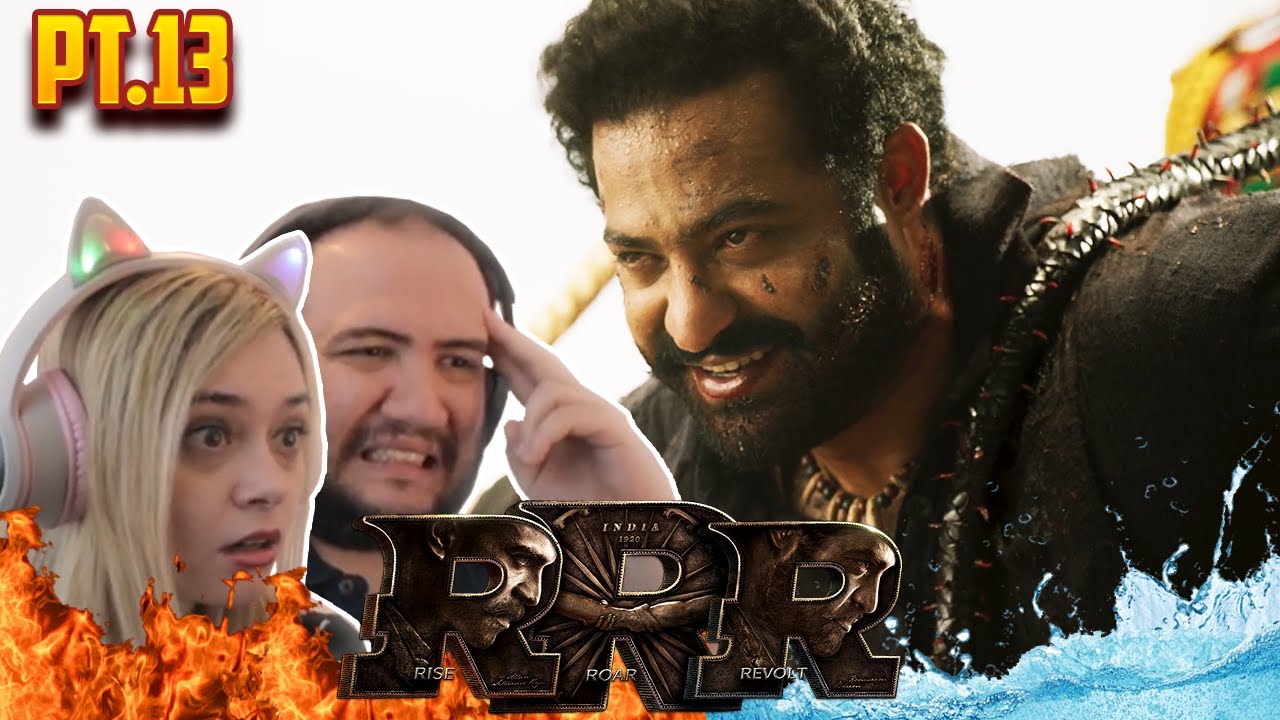 Реакция на полную сцену Комурама Бхимудо | Реакция на фильм RRR, часть 13 | НТР-младший | Рам Чаран