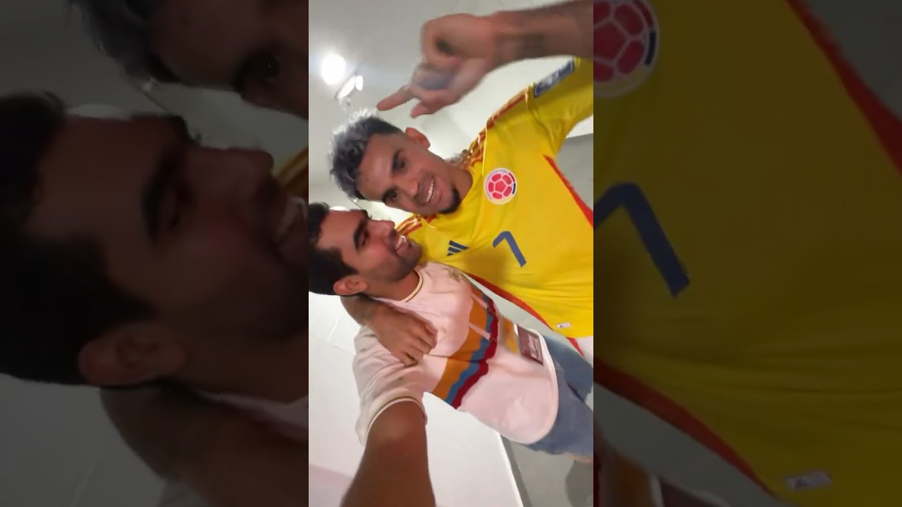 Luis D&iacute;az happy for his first qualification to the World Cup with Colombia!