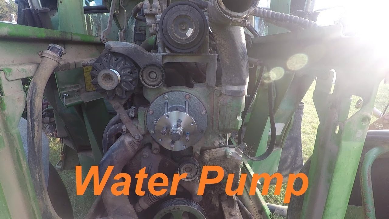 Water Pump on 6400 JD