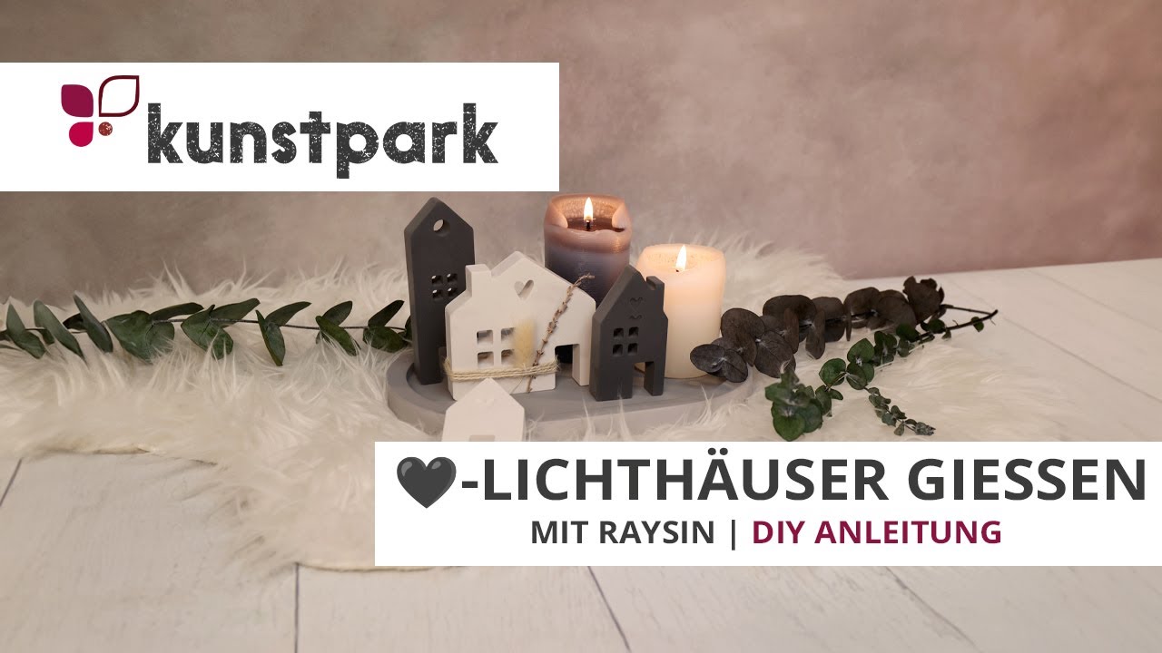 🖤-Lichth&auml;user gie&szlig;en mit Raysin - DIY Anleitung