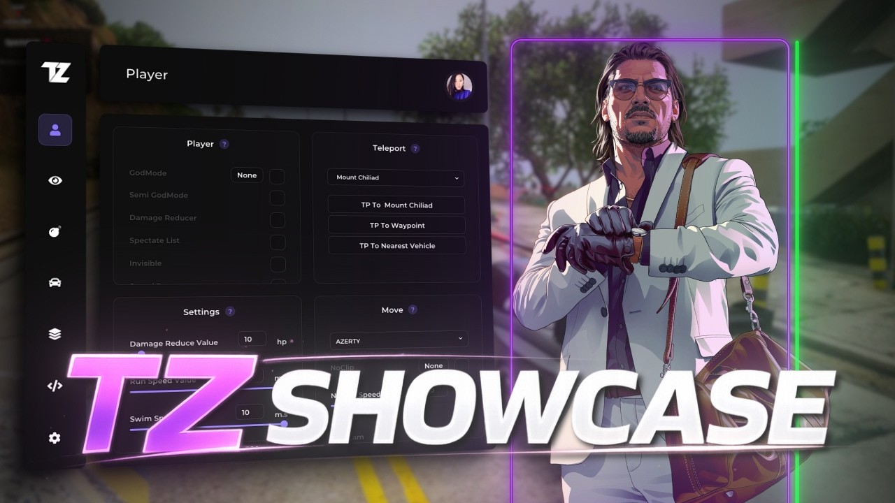 TZ Showcase / the Most OP FiveM Menu 🔥