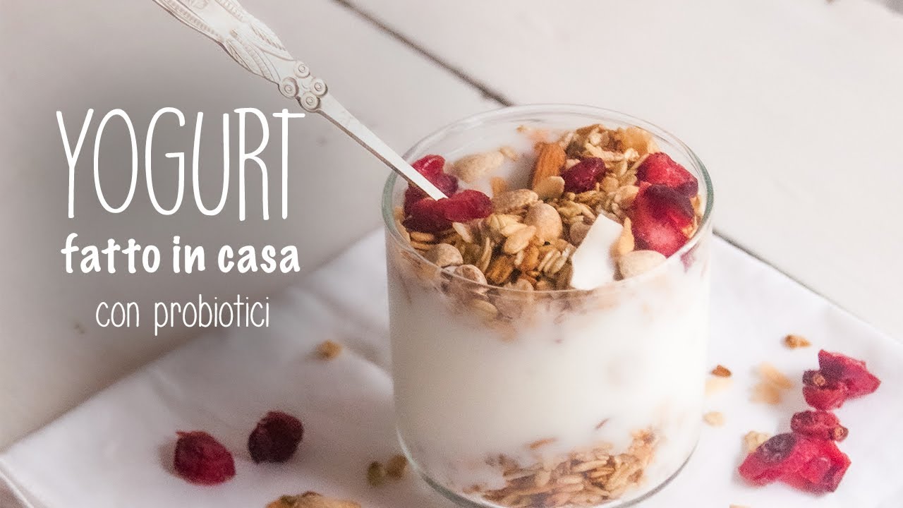 Come fare in casa lo yogurt con probiotici, con e senza yogurtiera