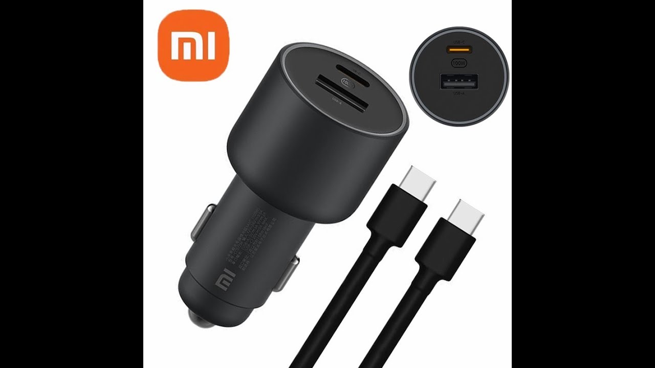 CARGADOR PARA AUTO  DE 100W XIAOMI