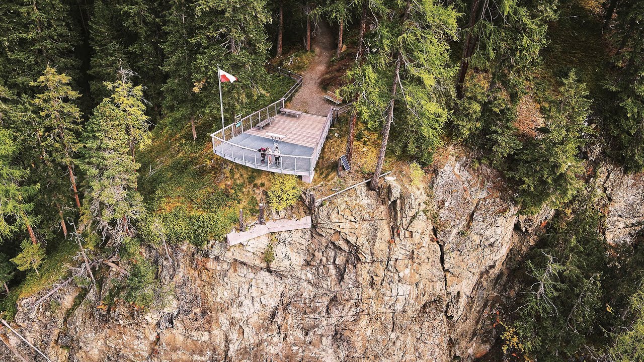 Aussichtsplattform Adlerblick, Bergwerksblick und Knappensteig