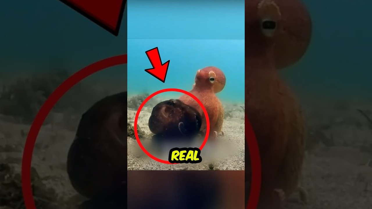 Octopus Was in Danger… Then a Robot Saved It! 🤯🐙 