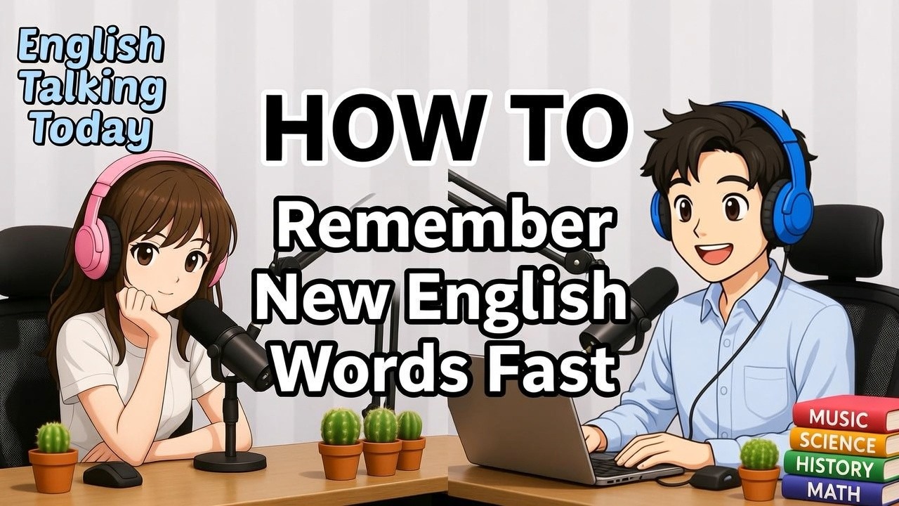 Как быстро запоминать новые английские слова. Подкаст «English Talking Today» для начинающих.