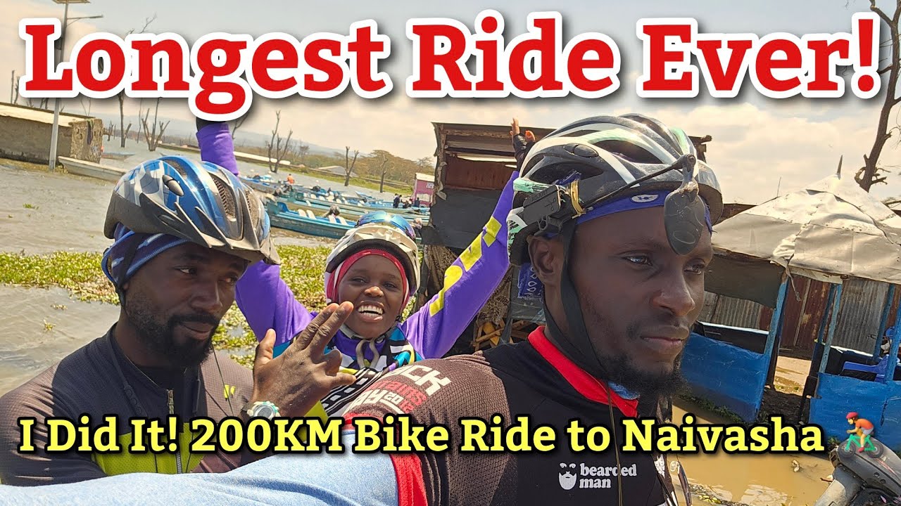 200+ KM to Naivasha on a Bike… My Longest Ride Yet! | A Day In The Life Of A Kenyan Cyclist