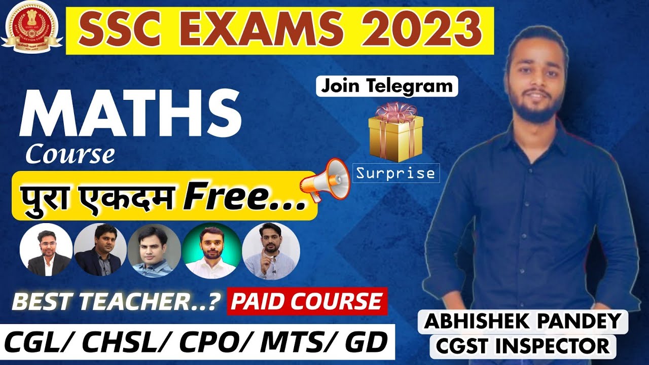 Complete Maths Free from YouTube | Chapterwise Complete Syllabus Free | Best Maths Teachers.