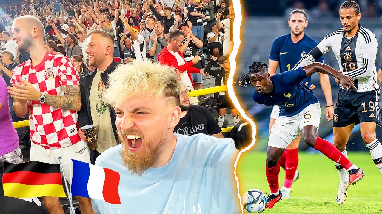 Deutschland vs. Frankreich - Stadionvlog aus 1. Reihe 😱🇩🇪🇫🇷 | SIEG NACH FLICK RAUSWURF | ViscaBarca
