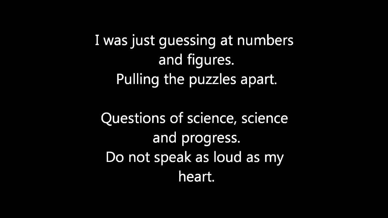 The Scientist - Coldplay (Lyrics)