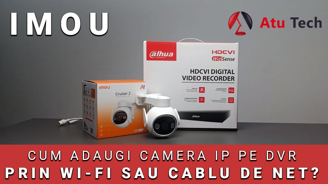 AFLA DACA MAI POTI ADAUGA CAMERE IP IMOU WIFI PE DVR | Sisteme de supraveghere video