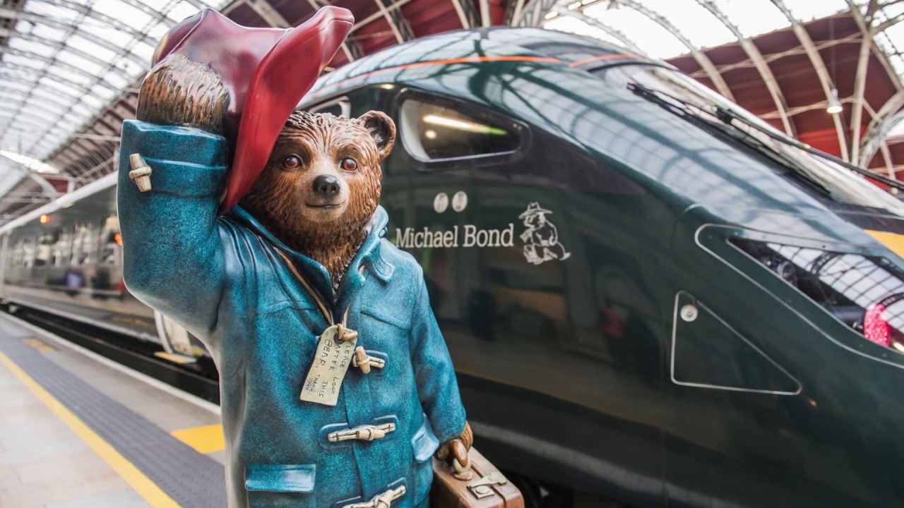 Naming of Intercity Express Train Paddington Bear and Michael Bond