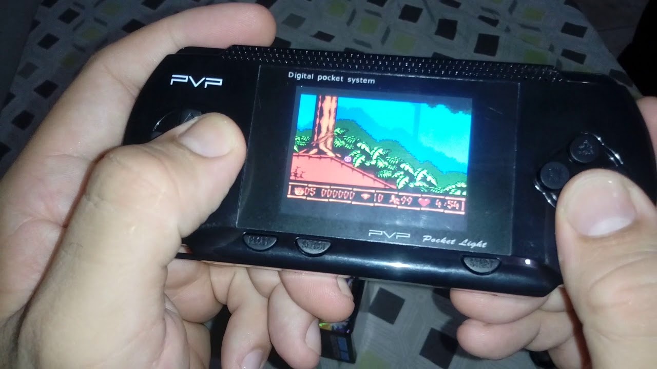 Video Game Portátil Pocket Ligth 3000 Pvp Jogos 8 Bits Preto R$99,99