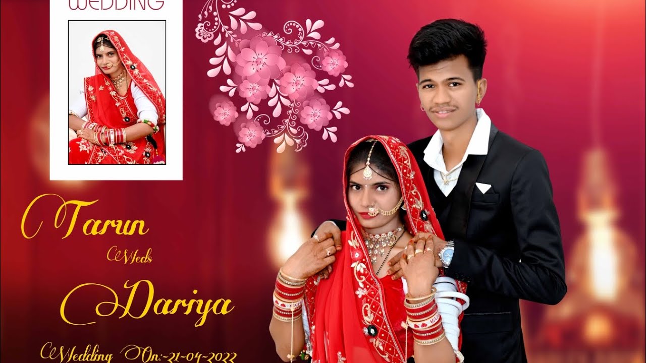 Tarun weds Dariya Dt.21/04/2022         ( Charnim )  Chamunda Studio    Palanpur   mo9998750965