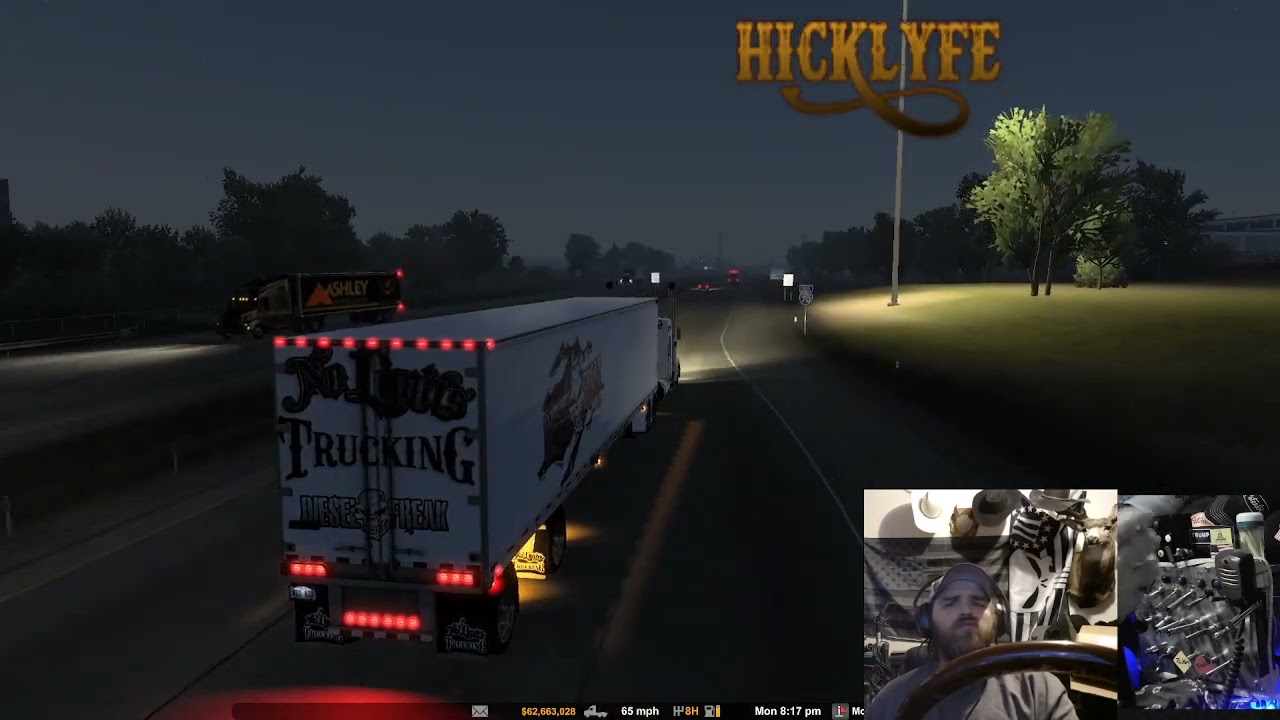 Diesel Freak W900 and Reefer trailer ATS