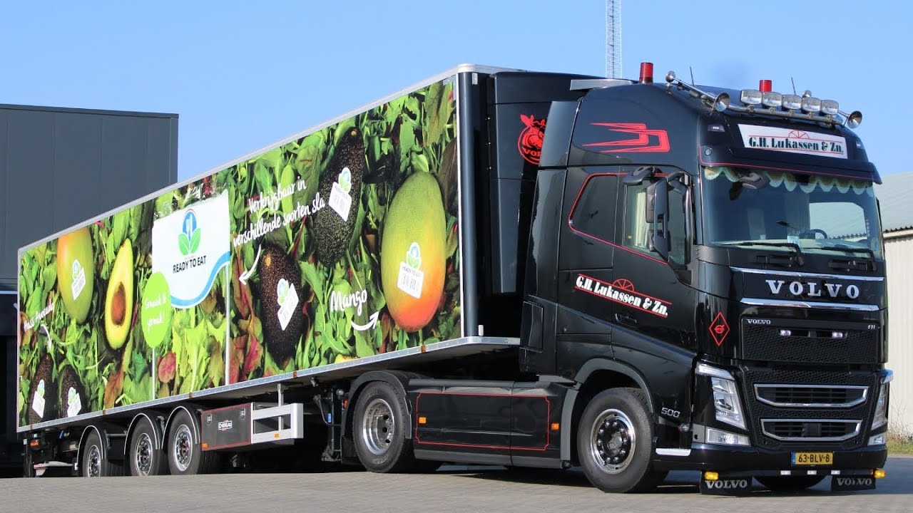 DE LUUKS RONDJE GROENTE EN FRUIT MET DE #VOLVO FH4 VAN G.H LUKASSEN&ZN!!!