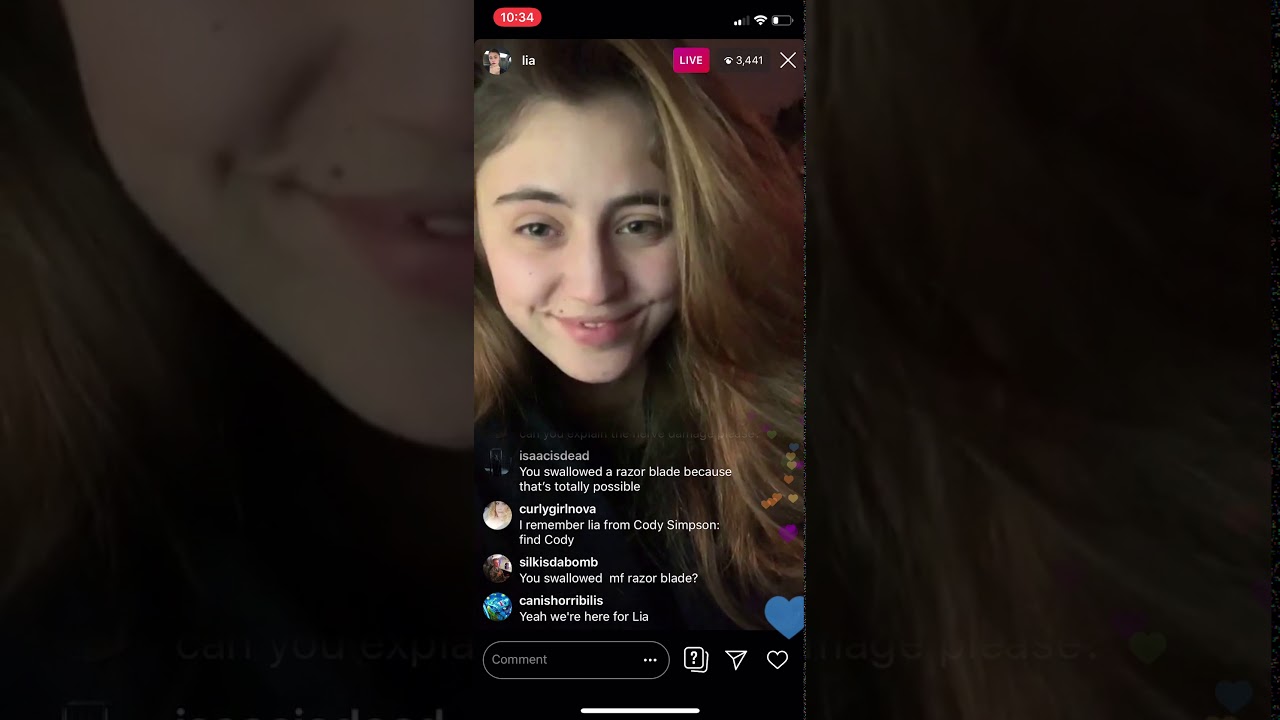 Lia Marie Johnson’s boyfriend asking why do we hate him on live stream