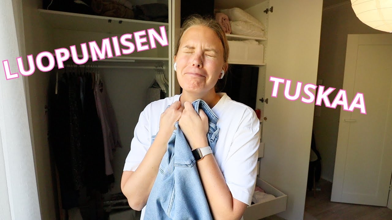 VAATEKAAPIN SUURISIIVOUS ja vaatteiden läpikäynti | Elämäni ekat Vinted ostokset 🤩