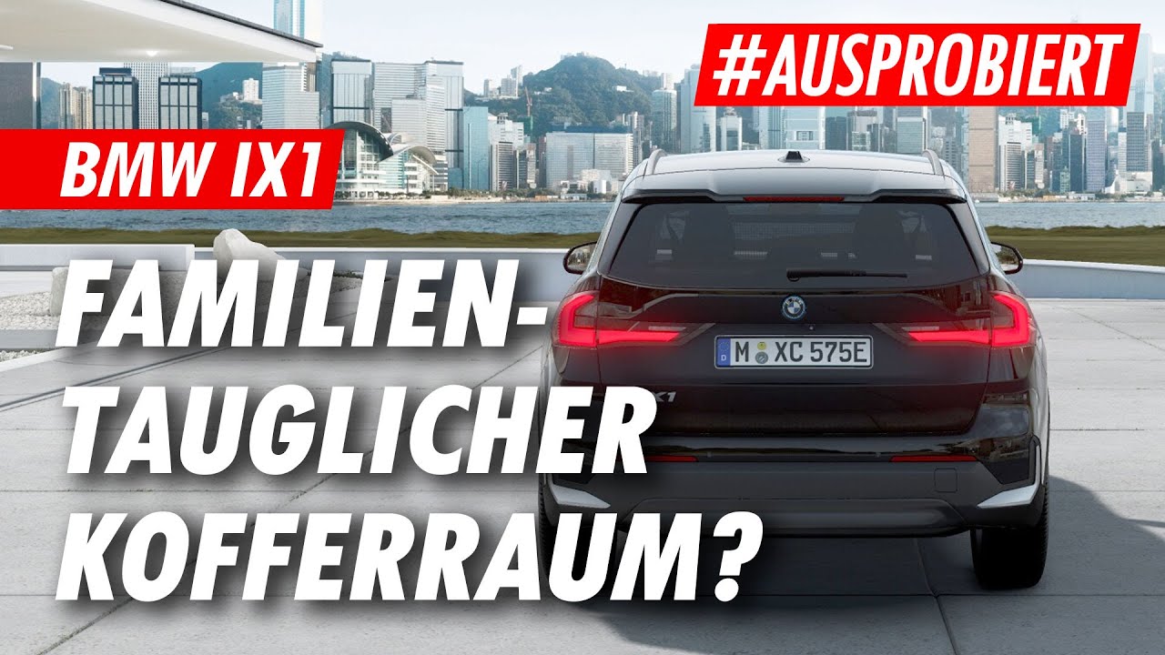 BMW iX1 Kofferraum 🔴 Maße, Volumen, Gepäcknetz (eDrive20 // xDrive30)