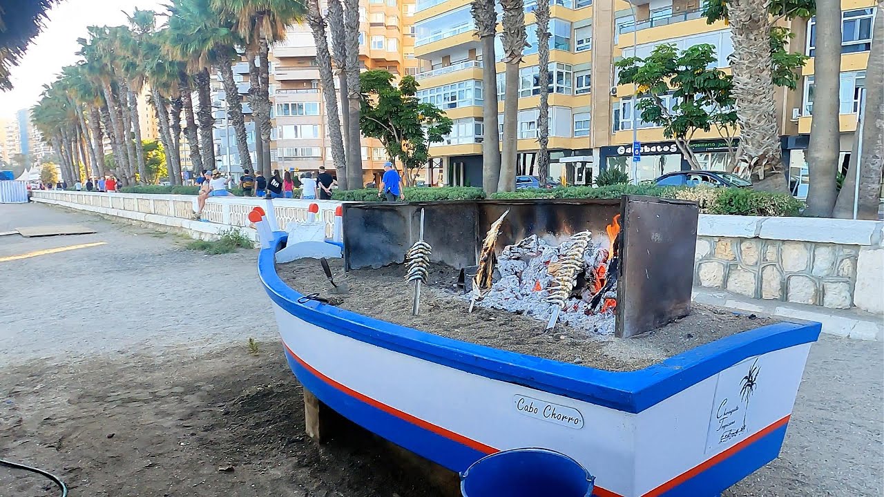 Walking the Beach - Malagueta Malaga, Spain