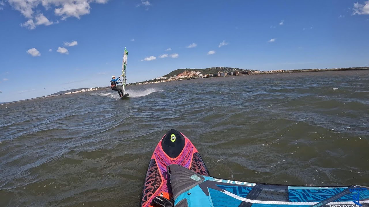 WINDSURF LA NAUTIQUE  ETANG DE THAU LE 9 ET 10/04/2024 FRANCE GOPRO
