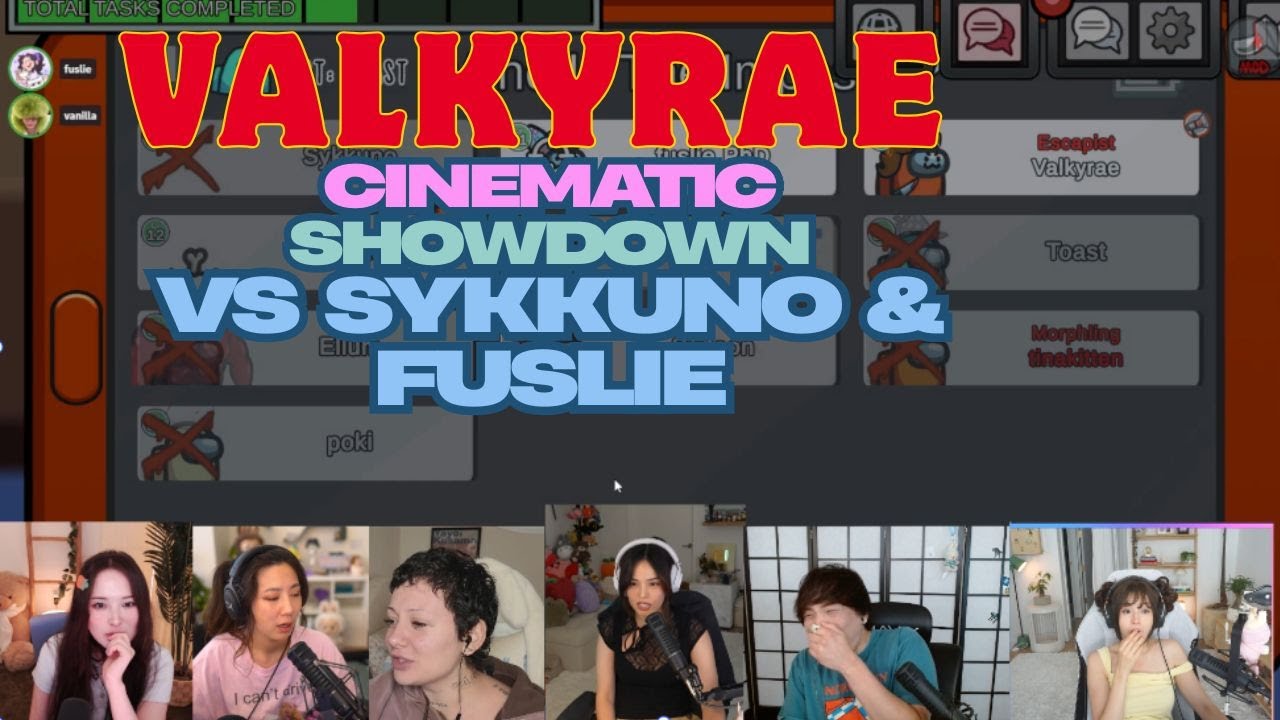 Valkyrae 1000 IQ Cinematic Showdown with Sykkuno OTV & Friends back in 2020 Among Us! ft Toast Tina