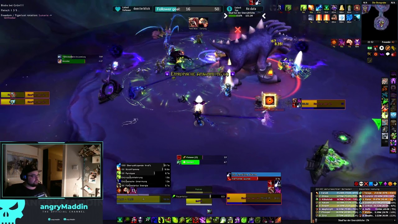 [World of Warcraft ] Shad'har the Insatiable Mythic - Last Try and Company Firstkill