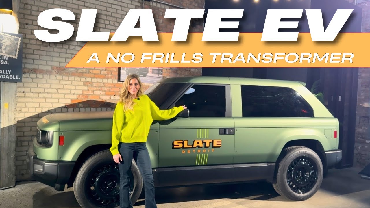Первый взгляд на электрический грузовик SLATE | Минималистичный электромобиль
