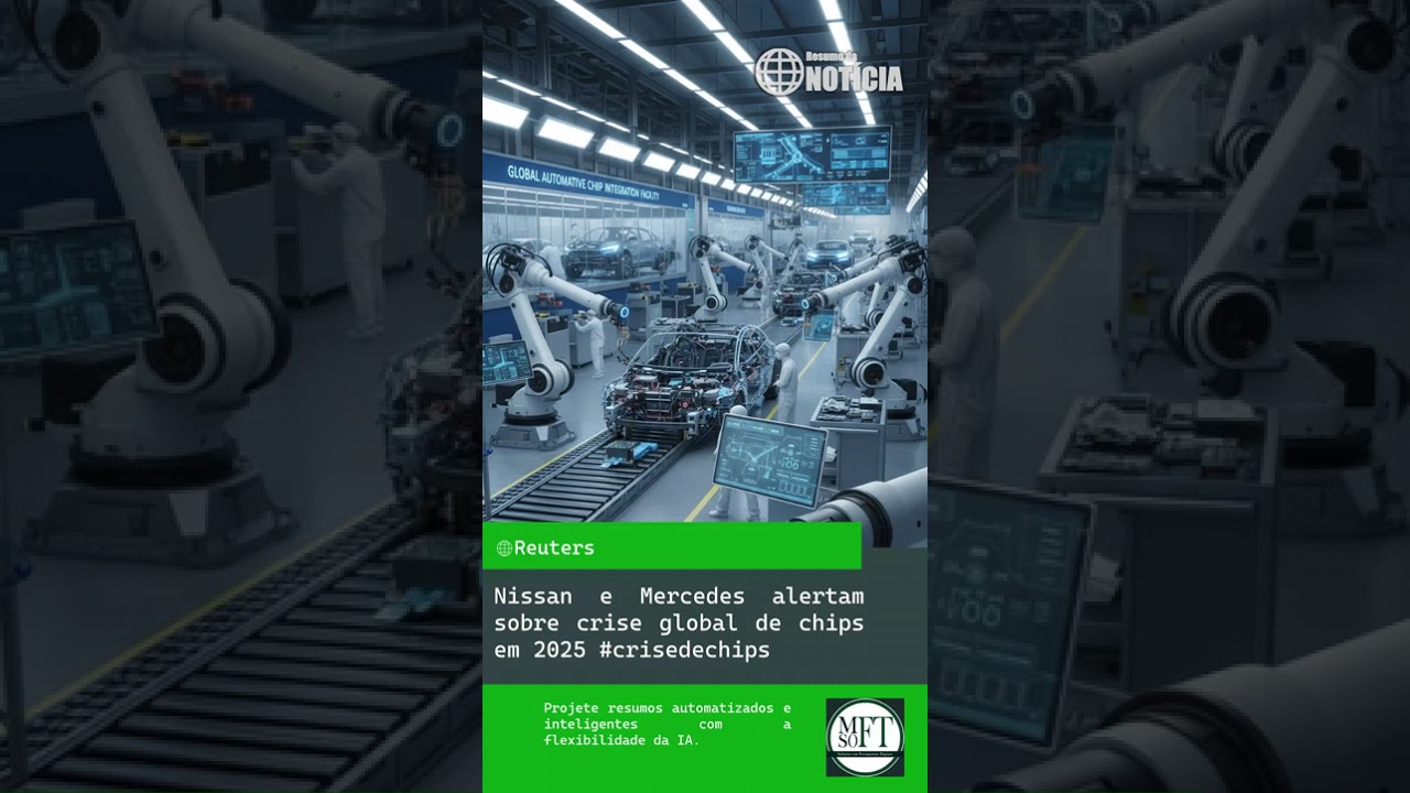 Nissan e Mercedes alertam sobre crise global de chips em 2025 #crisedechips