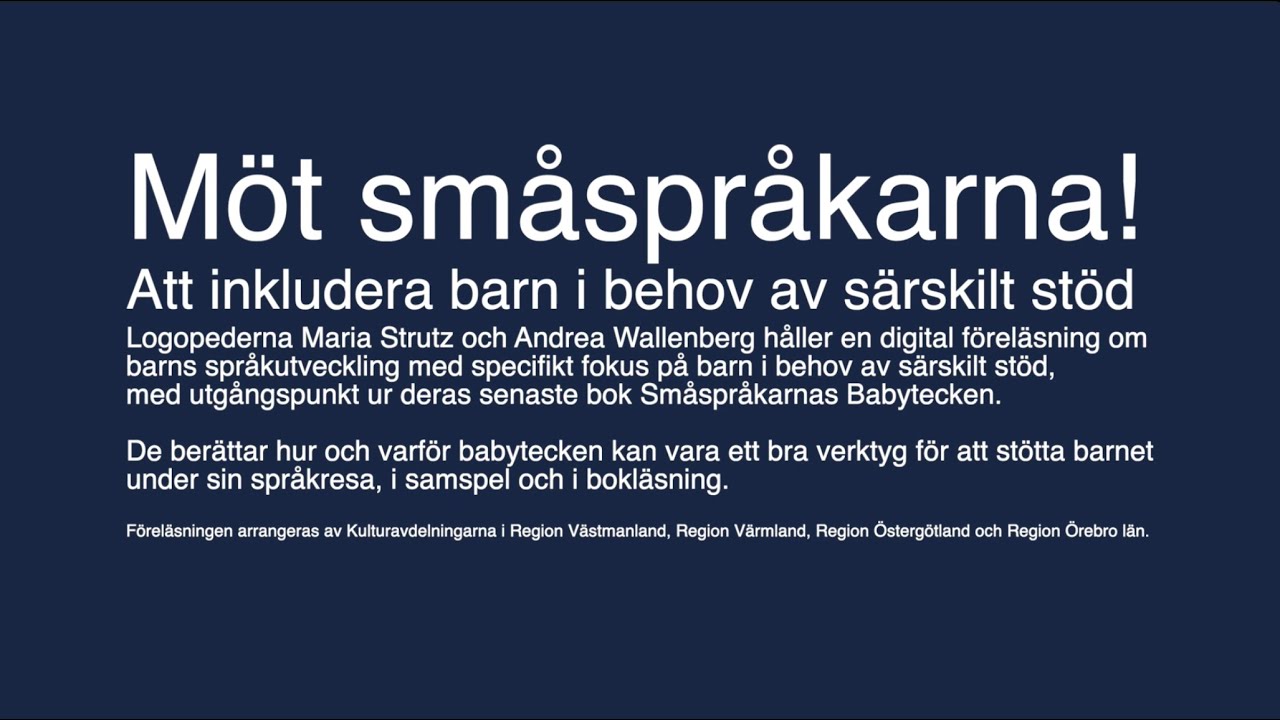Webbinarium - Möt småspråkarna